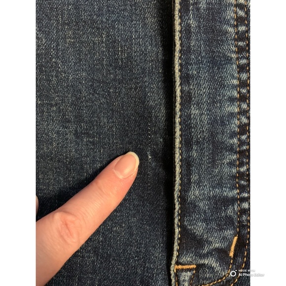 Madewell The Wide-Leg Jean in Patterson Wash Size 32 FLAW - Picture 6 of 17